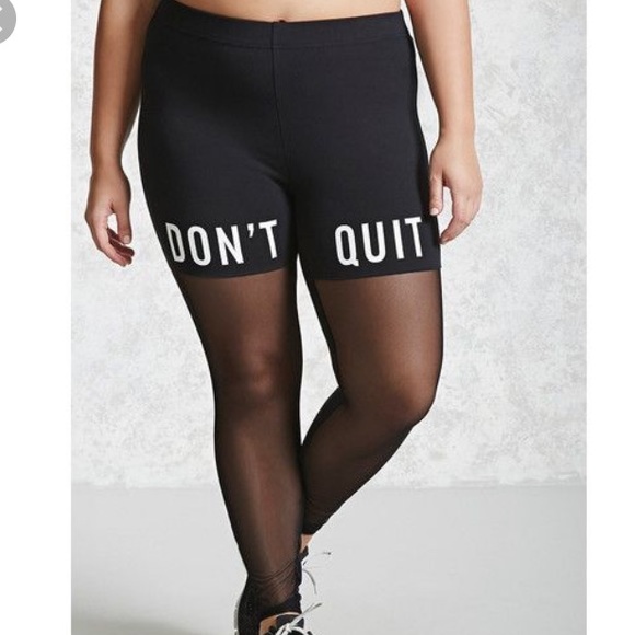 Forever 21 Pants - Forever 21 size 0x don’t quit leggings